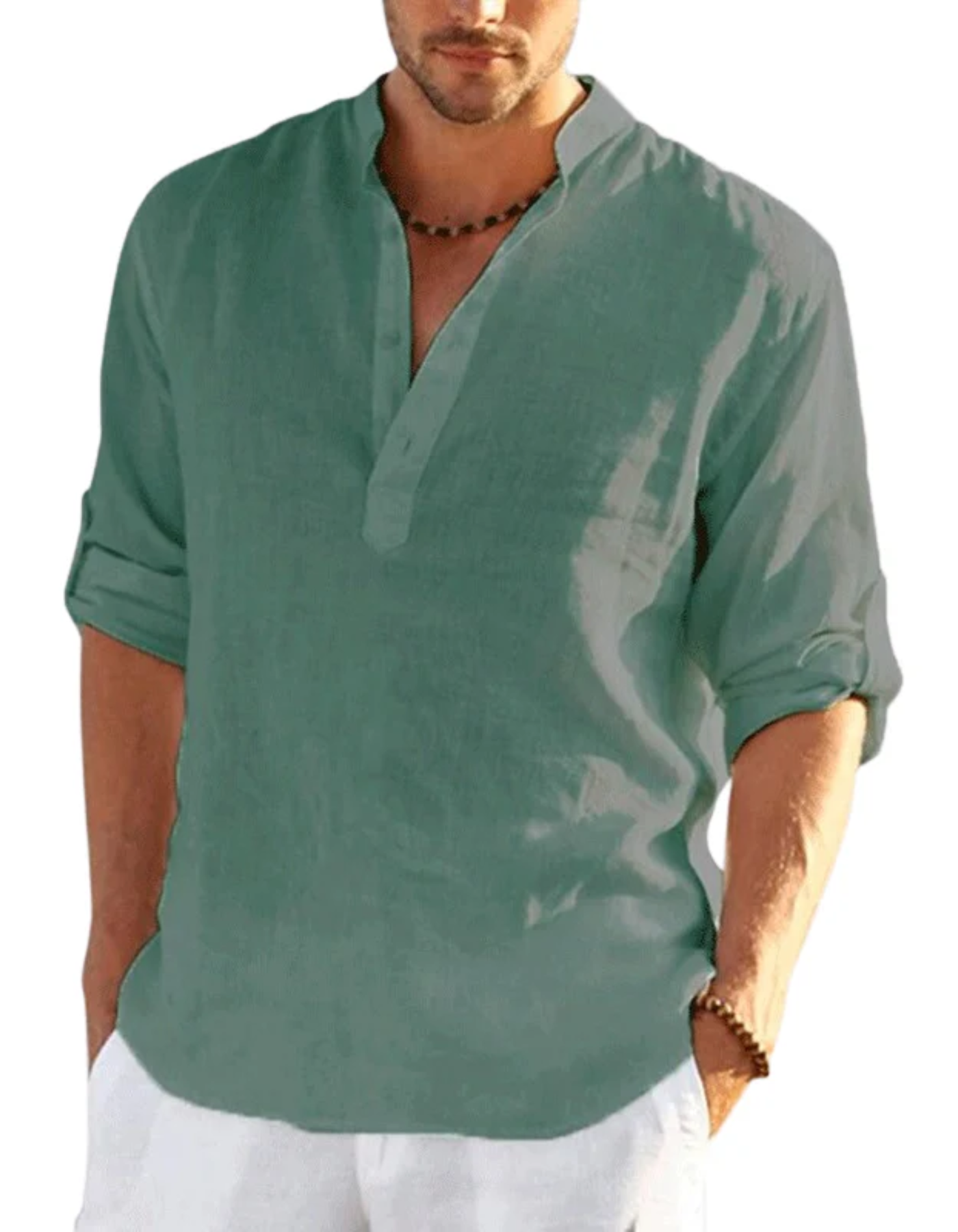 Men's Casual Summer Shirt – Lightweight Short Sleeve Top for Warm Weather