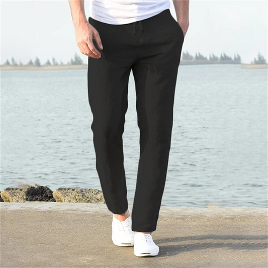 Men's Lightweight Summer Trousers – Breathable Casual Pants for Warm Weather