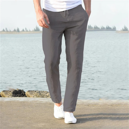 Men's Lightweight Summer Trousers – Breathable Casual Pants for Warm Weather