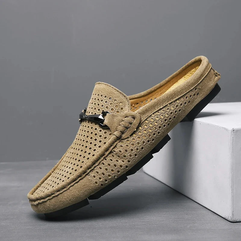 Men's Summer Loafers Beige – Stylish Casual Slip-On Shoes for Warm Weather