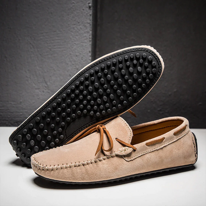 Men's Summer Moccasins Black – Comfortable Slip-On Shoes for Casual Wear