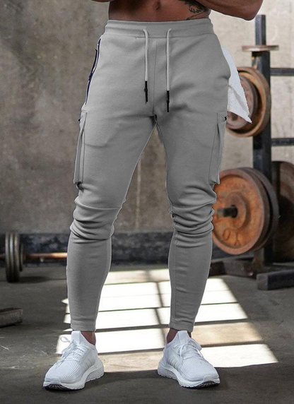 Jogging Trousers Men – Grey Sports Pants for Running and Fitness Activities