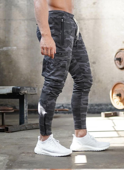 Jogging Trousers Men – Grey Sports Pants for Running and Fitness Activities