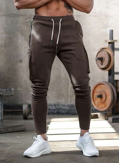 Jogging Trousers Men – Grey Sports Pants for Running and Fitness Activities