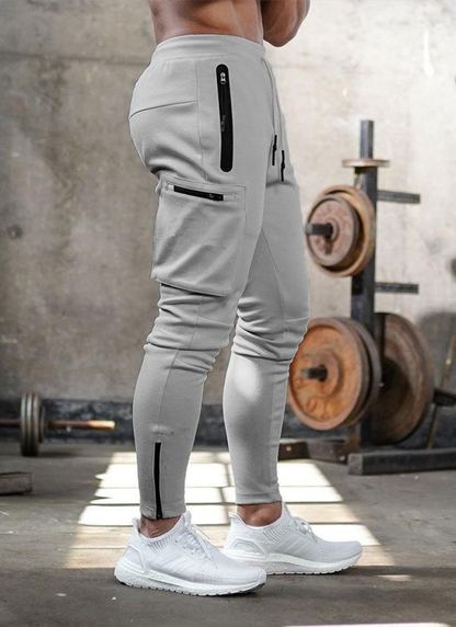 Jogging Trousers Men – Grey Sports Pants for Running and Fitness Activities