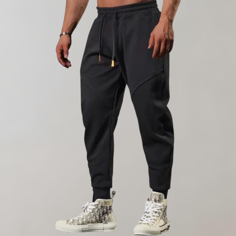 Men's Jogging Trousers – Black Sports Pants for Running and Fitness