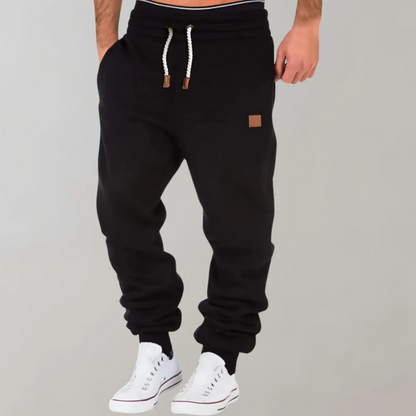 Men's Jogging Trousers – Black Sports Pants for Running and Fitness