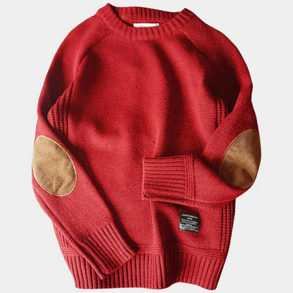 Men's Knitted Jumper – Short Sweater for Casual Wear, Warm & Stylish