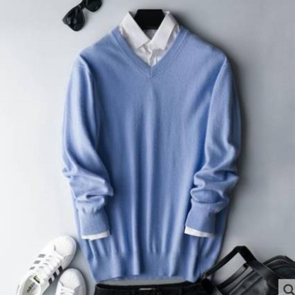 Men's Knitted Sweater – Warm Casual Jumper for Winter Style and Comfort