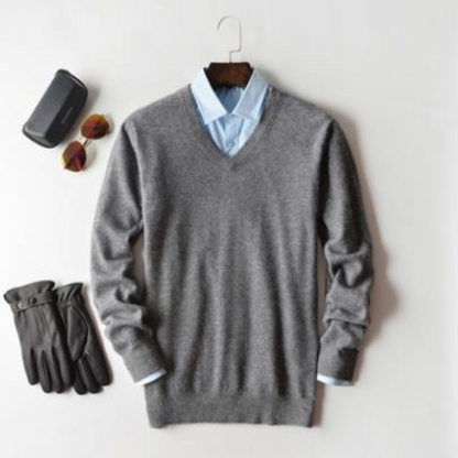 Men's Knitted Sweater – Warm Casual Jumper for Winter Style and Comfort