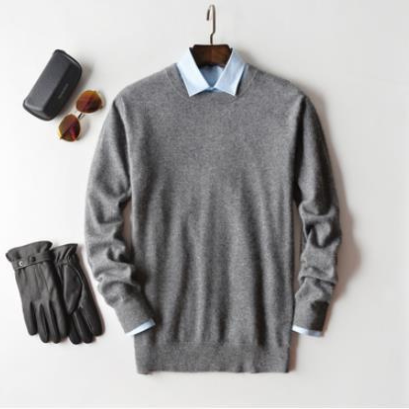 Men's Knitted Sweater – Warm Casual Jumper for Winter Style and Comfort