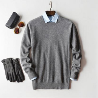 Men's Knitted Sweater – Warm Casual Jumper for Winter Style and Comfort