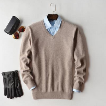 Men's Knitted Sweater – Warm Casual Jumper for Winter Style and Comfort