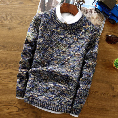 Men's Knitted Jumper – Cozy Sweater for Casual Wear and Layering