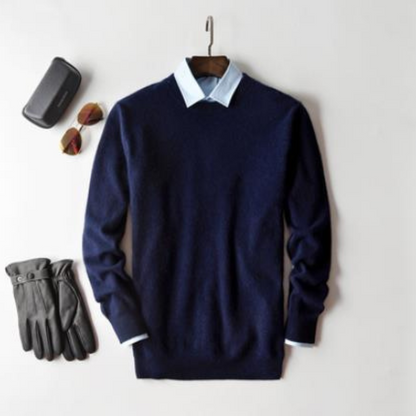 Men's Knitted Sweater – Warm Casual Jumper for Winter Style and Comfort