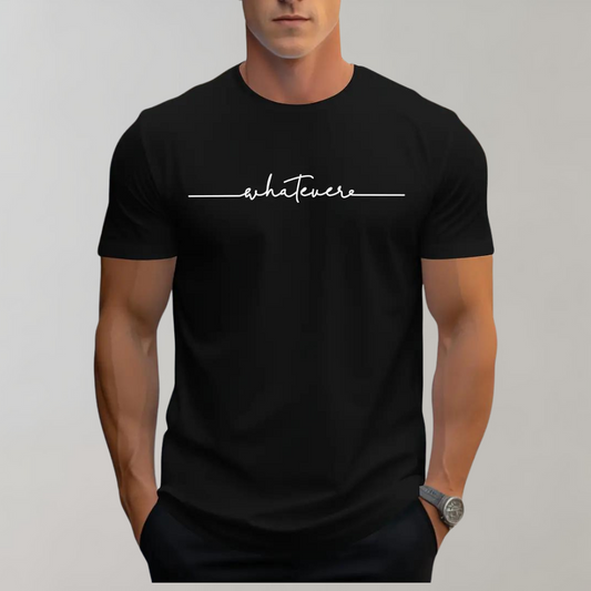 Men's Black T-Shirt – High-Quality Cotton Tee for Casual Wear and Comfort