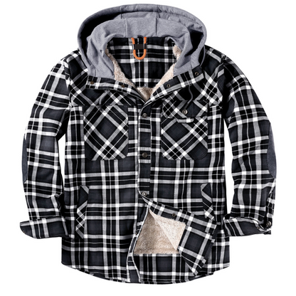 Men's Checked Transitional Jacket – Stylish Lightweight Outerwear for All Seasons