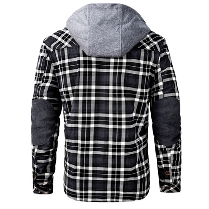 Men's Checked Transitional Jacket – Stylish Lightweight Outerwear for All Seasons