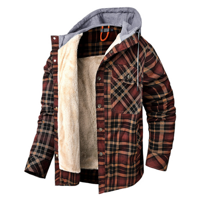 Men's Checked Transitional Jacket – Stylish Lightweight Outerwear for All Seasons