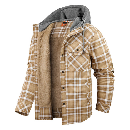 Men's Checked Transitional Jacket – Stylish Lightweight Outerwear for All Seasons