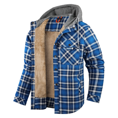 Men's Checked Transitional Jacket – Stylish Lightweight Outerwear for All Seasons