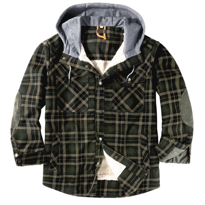 Men's Checked Transitional Jacket – Stylish Lightweight Outerwear for All Seasons