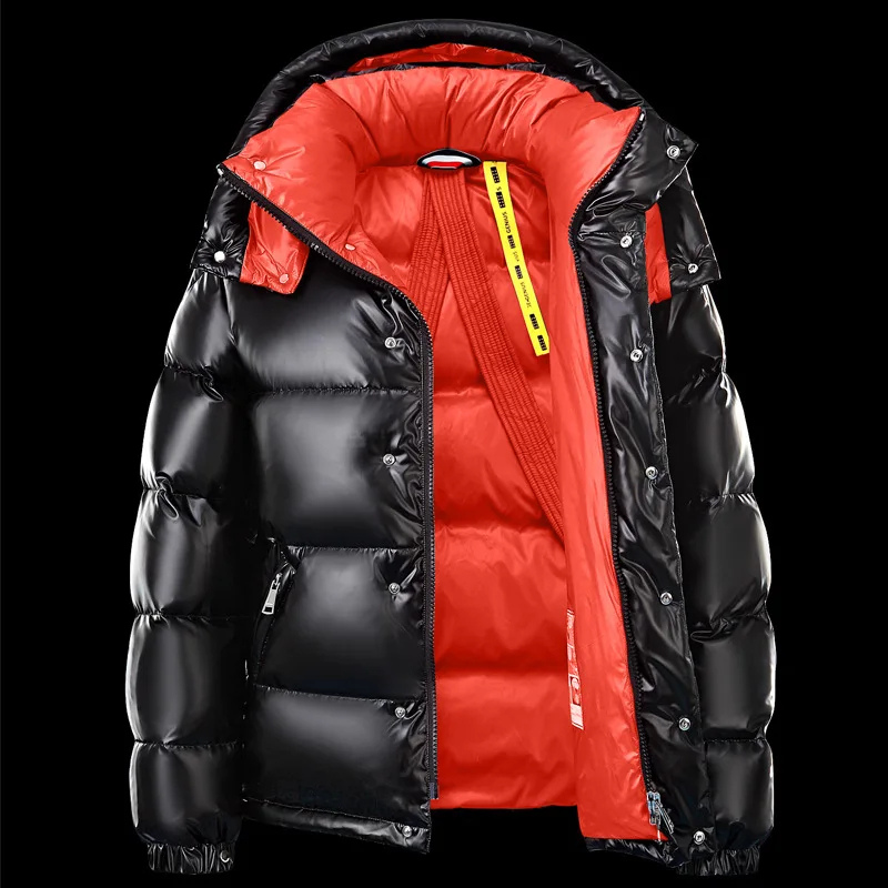 Lightweight Down Jacket Men – Padded Black Jacket for Winter and Outdoor Wear