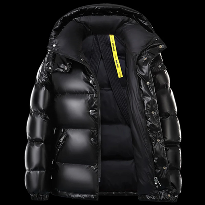 Lightweight Down Jacket Men – Padded Black Jacket for Winter and Outdoor Wear