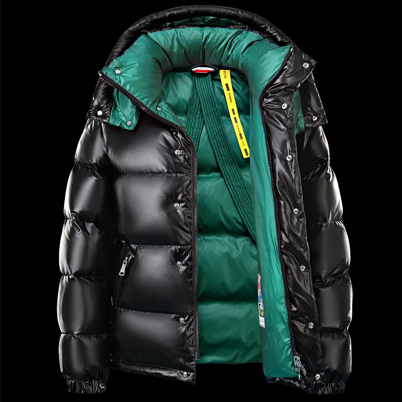 Lightweight Down Jacket Men – Padded Black Jacket for Winter and Outdoor Wear