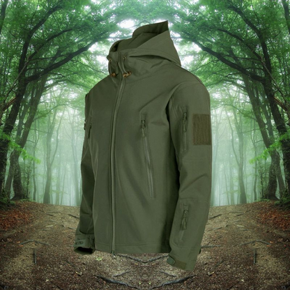 Men's Lightweight Black Windbreaker Jacket – Stylish Waterproof Outdoor Coat