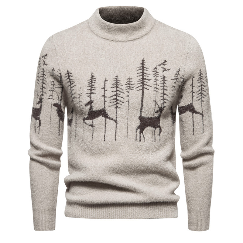 Men's Christmas Jumper Black – Cozy Holiday Sweater for Winter Celebrations