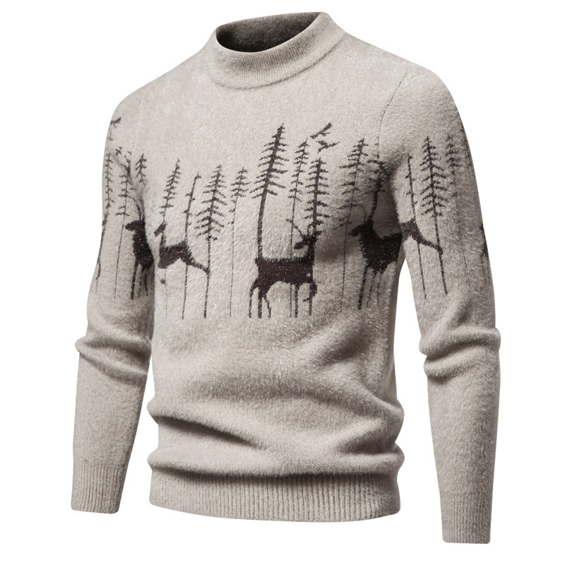 Men's Christmas Jumper Black – Cozy Holiday Sweater for Winter Celebrations