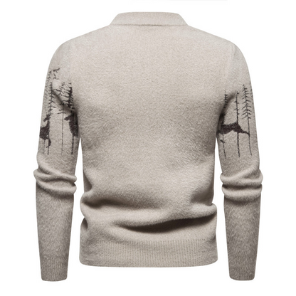 Men's Christmas Jumper Black – Cozy Holiday Sweater for Winter Celebrations