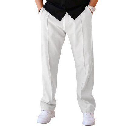 Men's Wide Trousers Black – Comfortable Stylish Trousers for Casual and Formal Wear