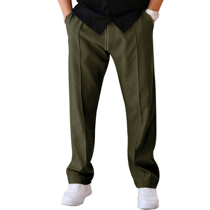 Men's Wide Trousers Black – Comfortable Stylish Trousers for Casual and Formal Wear