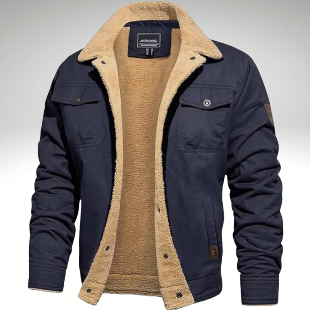 Men's Winter Bomber Jacket – Stylish Short Coat for Cold Weather Fashion