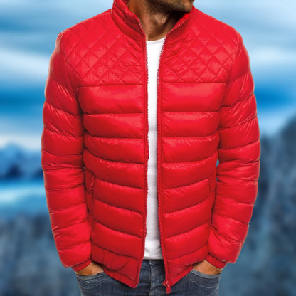 Men's Winter Down Jacket – Warm Padded Coat for Cold Weather Outdoor Wear