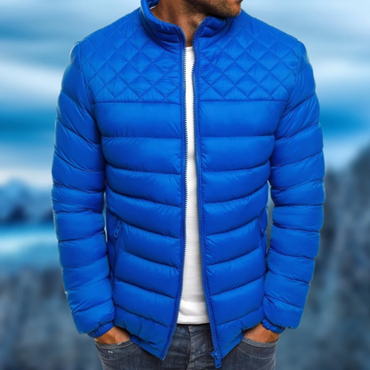 Men's Winter Down Jacket – Warm Padded Coat for Cold Weather Outdoor Wear