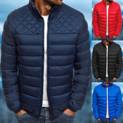 Men's Winter Down Jacket – Warm Padded Coat for Cold Weather Outdoor Wear