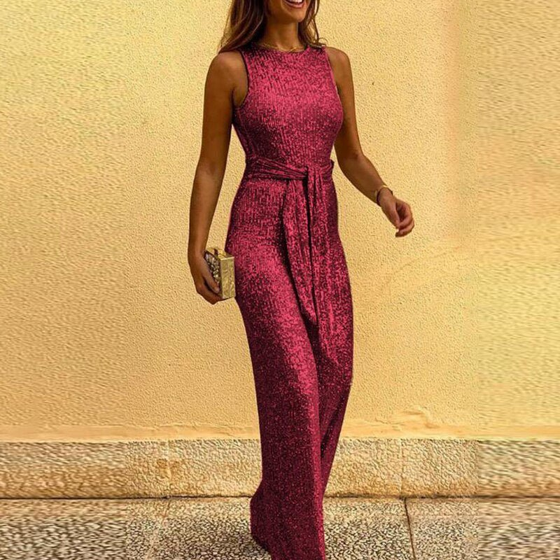 Women's Formal Jumpsuit – Elegant Tailored Design for Special Occasions