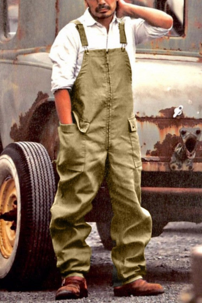 Men's Work Overalls – Durable Heavy-Duty Coveralls for Construction & Labor