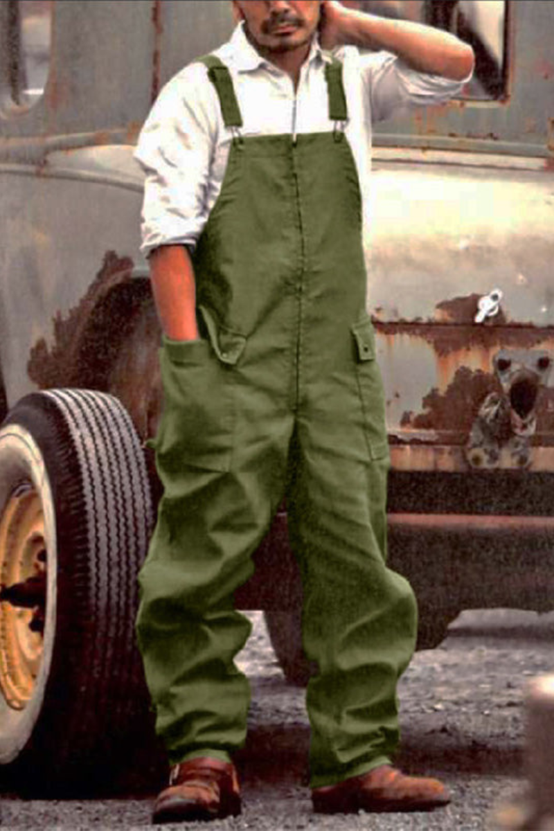 Men's Work Overalls – Durable Heavy-Duty Coveralls for Construction & Labor