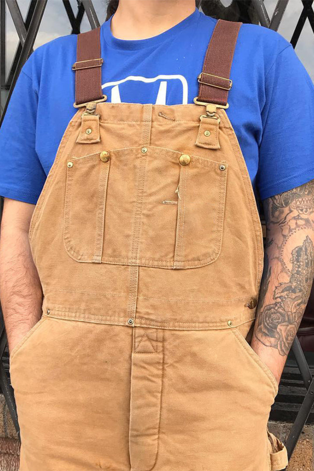 Men's Work Overalls – Durable Heavy-Duty Coveralls for Construction & Labor