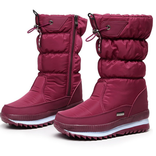 Waterproof Ladies' Snow Boots – Insulated Winter Footwear for Cold Weather