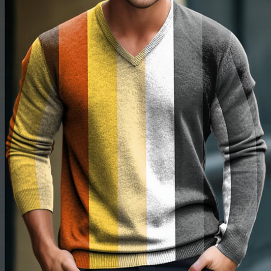 Knitted Pullover for Men – Cozy Sweater with Classic Fit and Warm Fabric