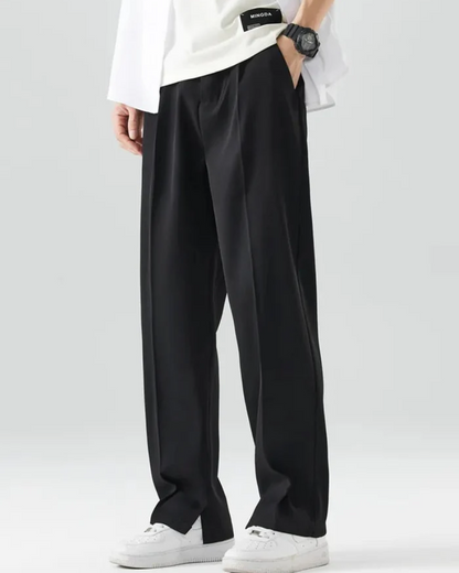 Men's Wide Trousers – Elegant Tailored Fit for Formal and Casual Wear