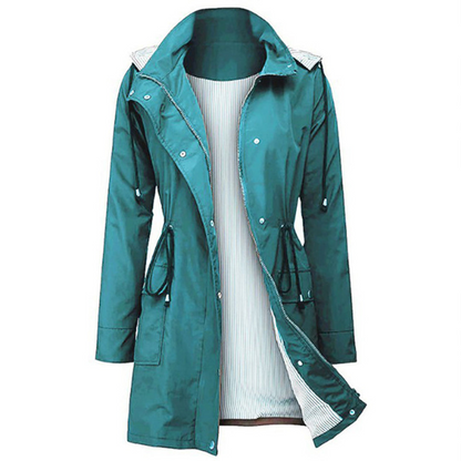 Women's Waterproof Windbreaker Jacket – Lightweight, Stylish Raincoat for Outdoor