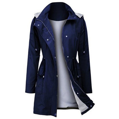 Women's Waterproof Windbreaker Jacket – Lightweight, Stylish Raincoat for Outdoor